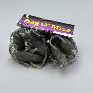 Fun World Bag O' Mice Halloween Spooky Decor Rats Decorations Party Favor